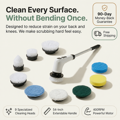 EasySpin™ 9-in-1 Full Home Cleaning Scrubber